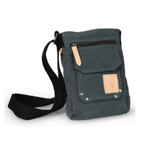 Across shoulder bag, canvas zipper bag