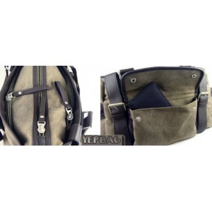 army green travel messenger bags for men