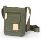army green canvas zipper bag