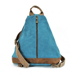 blue Backpack purse
