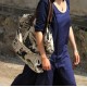 school shoulder bag grey