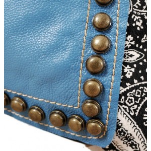 blue over the shoulder bag