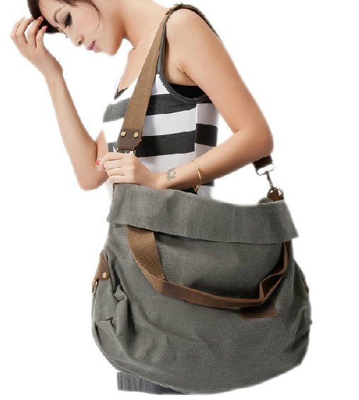 cleo women's canvas messenger bag