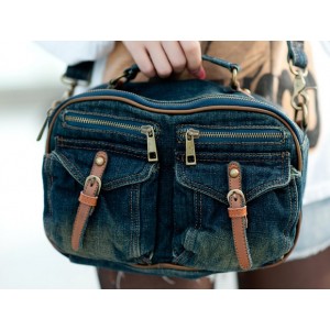 denim messenger bags women