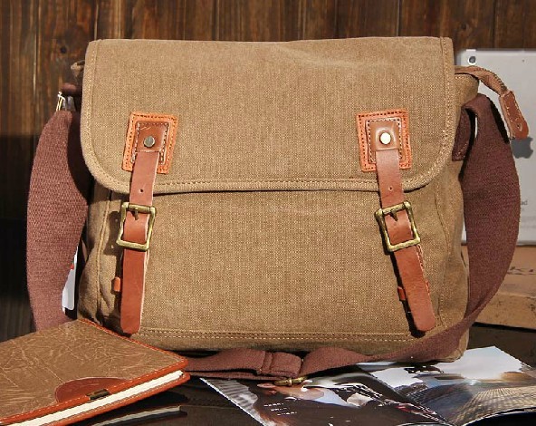 Over the shoulder travel bag, messenger book bag - YEPBAG