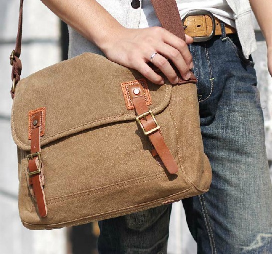 Over the shoulder travel bag, messenger book bag - YEPBAG