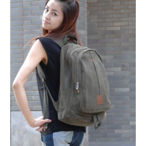 womens european canvas rucksack