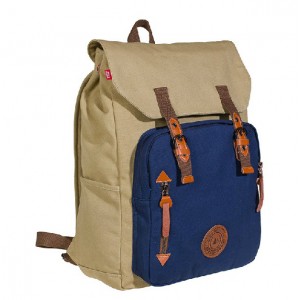 Canvas rucksack for men, backpack 15 inch laptop bag