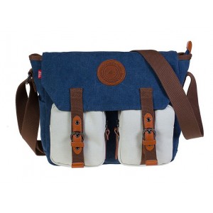 blue stylish messenger bags for women