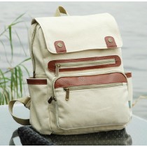 Cotton canvas backpack