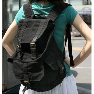 black quality backpack