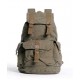army green Fashionable canvas backpacks for women