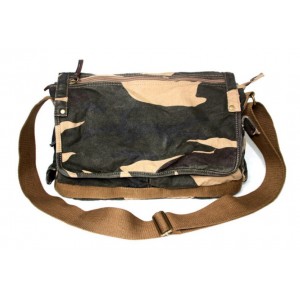 camo Over the shoulder book bag