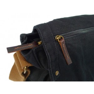 black organizing shoulder bag