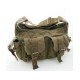 army green Messenger shoulder bags