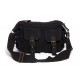 black Messenger shoulder bags