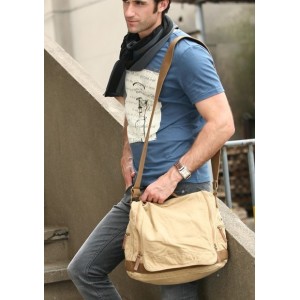 khaki over shoulder bags