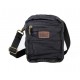 black Small messenger bags for men