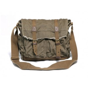 Canvas shoulder bag schoolbag, big over the shoulder bag