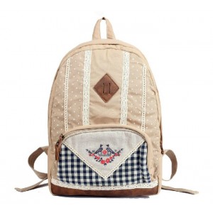 Eco friendly backpacks, polka dot backpack