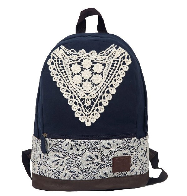 Canvas backpack for teenage girls, cute canvas backpacks for school