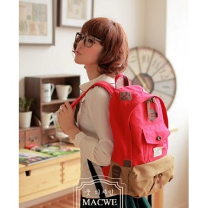 Urban 15 inch laptop backpack red