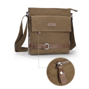 khaki over shoulder bag