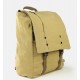 Canvas computer backpack for men khaki