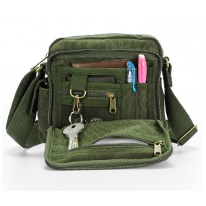 army green Crossbody messenger bags