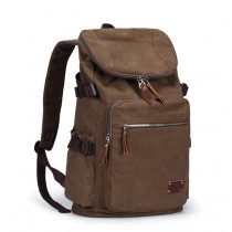 Canvas rucksack, vintage canvas backpack