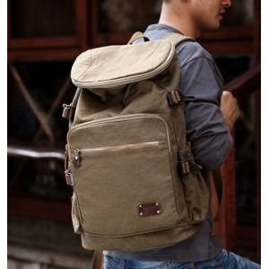 army green Canvas rucksack