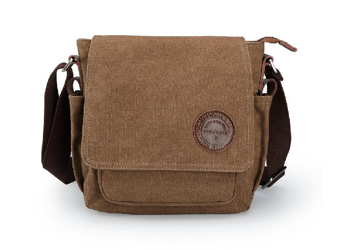 Cheap canvas messenger bags for men, small messenger bag - YEPBAG