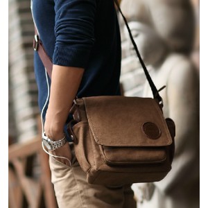 canvas messenger bags for men