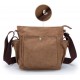 canvas small messenger bag