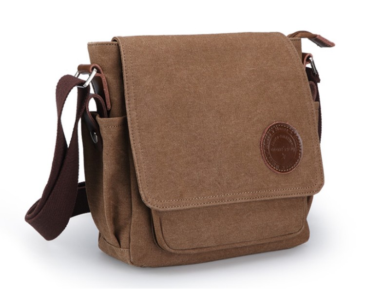 Cheap canvas messenger bags for men, small messenger bag - YEPBAG