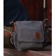 black Cheap canvas messenger bags for men