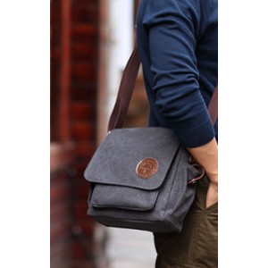 Cheap canvas messenger bags for men, small messenger bag - YEPBAG