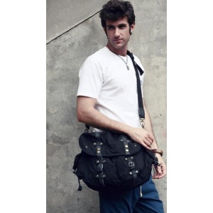 black messenger bags for men