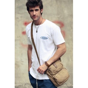 khaki men messenger bag