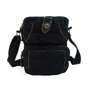 black Military messenger bag