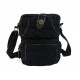 black Military messenger bag