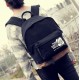 black cute canvas backpacks for girls
