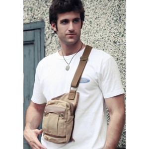 cotton canvas sling bag