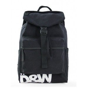 black Canvas book bag