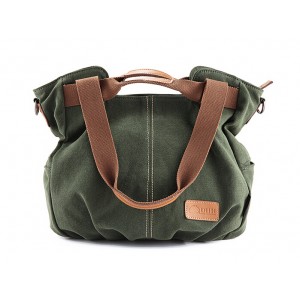 green Western style handbag