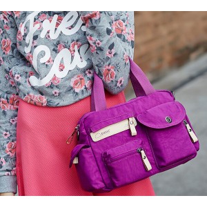 purple crossbody bag