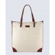 beige Canvas tote bag