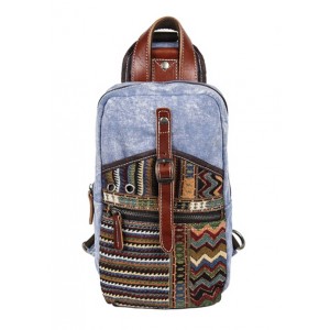 blue Single shoulder backpack