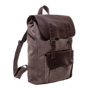 Vintage canvas backpacks coffee