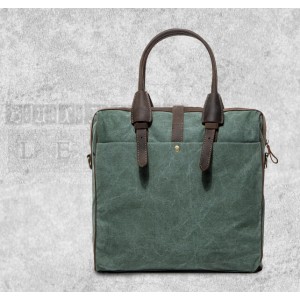green Canvas handbag